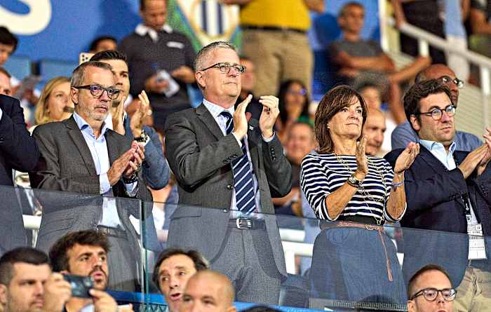 Luhnow keeps a watchful eye over his Leganés club.